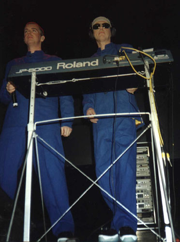 Neil Tennant and Chris Lowe looking